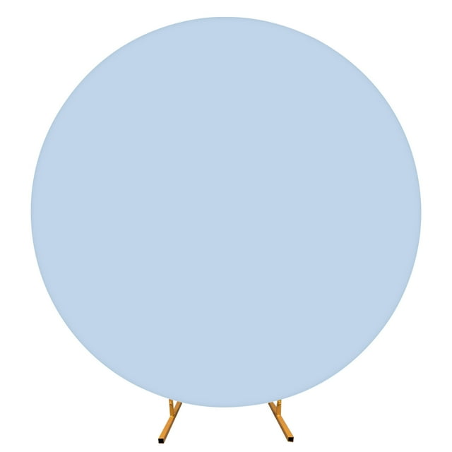 EastVita Round Arch Backdrop Cover 6ft/6.5ft/7.2ft Wrinkle Resistant Machine Washable for Wedding Birthday Baby Shower Decorations