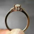 thumbnail image 4 of solitaire jewels 1.5CT Marquise Moissanite 7 Stone Engagement Ring For Women, 14K Yellow Gold, 4 of 5