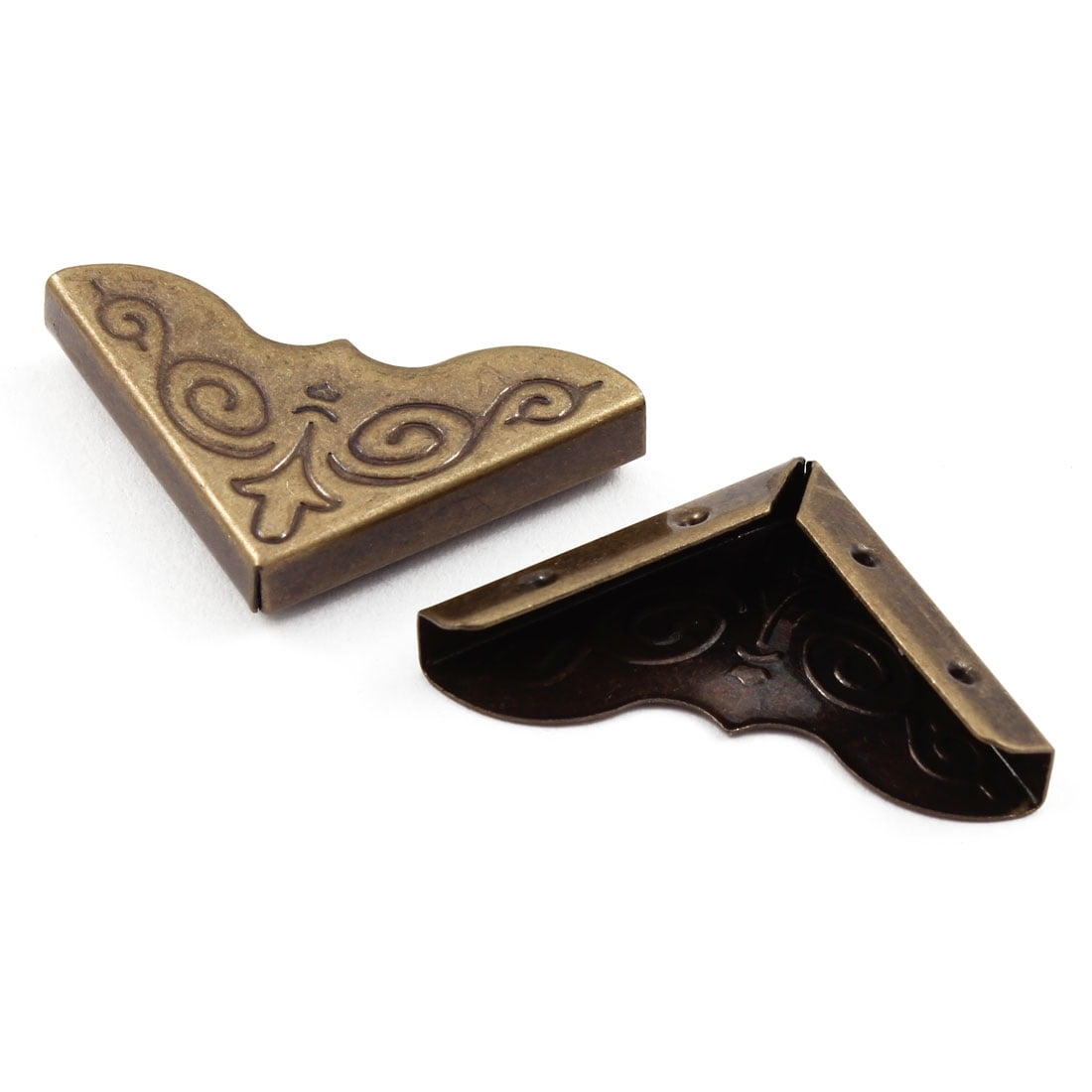 Book Scrapbook Album Diary Corner Protector Bronze Tone 25 x 25 x 7mm