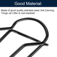 thumbnail image 5 of Canning Jar Lifter Tongs, Jar Lifter with Rubber Grips Handle, Black, 5 of 6
