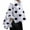 515_White, variant on Jxximdong Button Up Shirts Women Women's Long Sleeved Polka Dot Printed Chiffon Temperament Lapel Shirt White Spring Tops XL