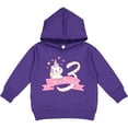thumbnail image 2 of Inktastic I'm Three Cute Unicorn 3rd Birthday Toddler Hoodie, 2 of 4