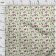thumbnail image 3 of oneOone Velvet Light Green Fabric Kids Vehicle Craft Projects Decor Fabric Printed By The Yard 58 Inch Wide, 3 of 4