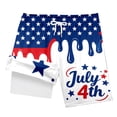 thumbnail image 7 of WERYOUNG Boy's Patriotic Ice Print Swim Trunks With Compression Liner Kids Comfortable Independence Day Swimming Shorts Holiday Vacation Beach Soft Swimwear Bottoms, 7 of 7