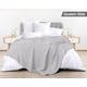 thumbnail image 2 of Manta Utopia Bedding plateada, 100% algodón, gofre, 300 g/m², 2 of 8