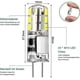 thumbnail image 2 of G4 LED Light Bulb, 12V 2W Equivalent 20W Halogen Bulb, Cool White 6000K, 180LM, Flicker Free, Not Dimmable, Pack of 10, 2 of 5