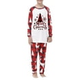 thumbnail image 2 of Elippeo Family Matching Pajamas Christmas Pjs Holiday Nightwear Sleepwear Sets Long Sleeve Pjs, 2 of 9