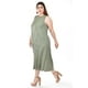 thumbnail image 2 of Vestido de lino con bolsillos Roman Fashion /Tallas Extras, 3830 (Verde militar) verde oscuro 38, 2 of 6