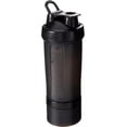 thumbnail image 1 of BlenderBottle Shaker Bottle with Pill Organizer and Storage for Protein Powder, ProStak System, 22-Ounce, Black, 1 of 5