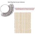 thumbnail image 4 of Jinsinto Ring Sizer Gauge Set Metal Ring Measure Tool Finger Sizing Tools Rings Size, 4 of 4