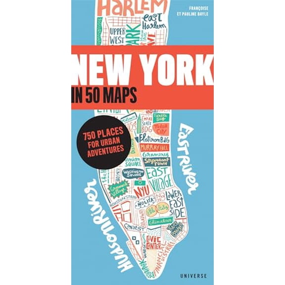 Pre-Owned New York in 50 Maps: 750 Places for Urban Adventures Paperback