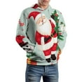 thumbnail image 5 of Hoodies Christmas Santas And Festive Elements Sweatshirt Pullover Men And Women Fashion Hoodie, 5 of 6