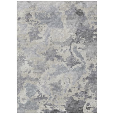 Accord AAC32 Gray Washable 10 ft x 14 ft Rug