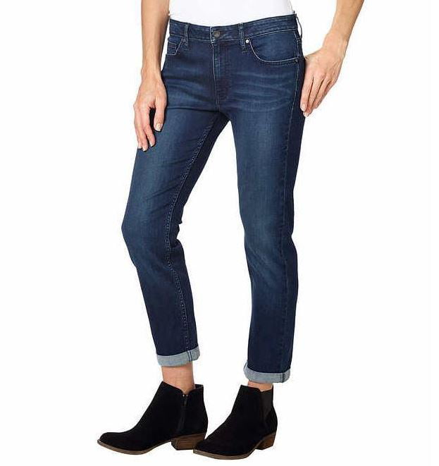 Calvin Klein Womens Slim Boyfriend Jeans (12, Inkwell) 