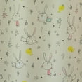 thumbnail image 3 of Quality Home Room Darkening Bunny Print 2 Panel Curtain Set 63" Length, 3 of 4