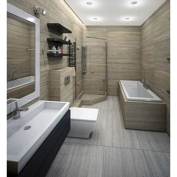 Nuheat nVent AC0057 Element Non-programmable Radiant Heated Floors 120V/ 240V Thermostat with an Extra OJ Electronics Floor Temperature Sensor