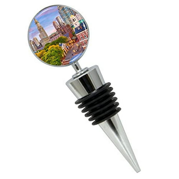 Boston Wine Bottle Stopper In Gift Box, Perfect For House Warming Gift