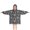 Black Daisy Flower, variant on Black Daisy Flower White Blooms Pattern Blanket Hoodies for Kids 6-13YR Oversize Wearable Blanket Hoodies for Boys Girls Teens