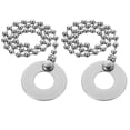 thumbnail image 3 of 2 Pcs Chaîne Cymbale en Alliage d'Aluminium pour Batterie de Performance Jazz, 3 of 9