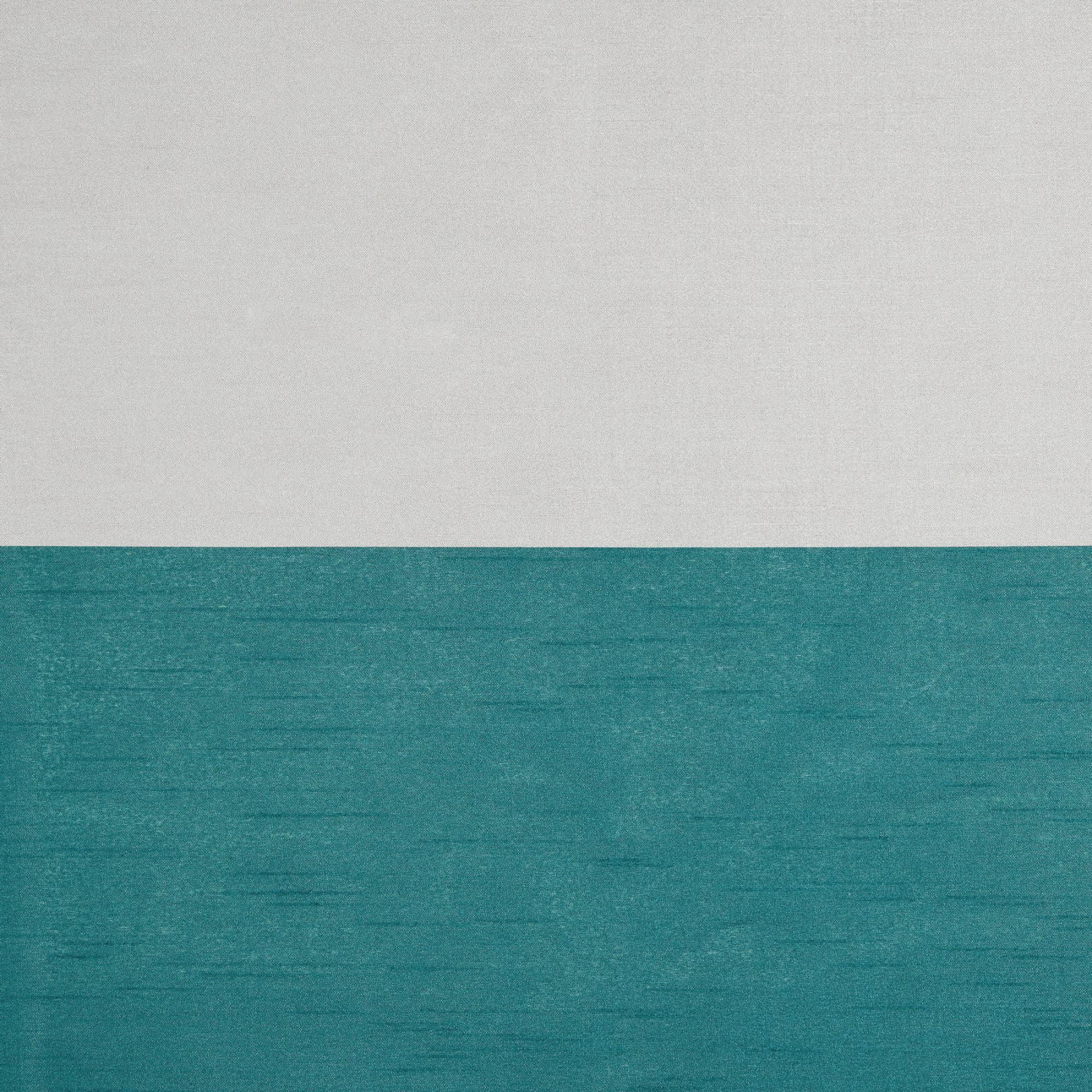 Exclusive Home Chateau Striped Faux Silk Grommet Top Curtain Panel Pair, 54"x63", Teal