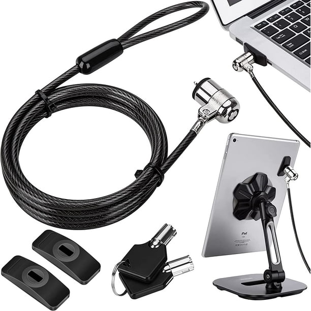 Universal Laptop Lock 6.6ft (2m) Cable - Laptop Locks, Computer Parts