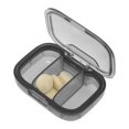 thumbnail image 6 of Unique Bargains 1 Pc Pill Case 3 Grid Portable Pill Box Clear Black, 6 of 6