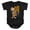 Lola Bunny, variant on Space Jam 2 Taz Standing Unisex Infant Snap Suit for Baby (6 Months) Black