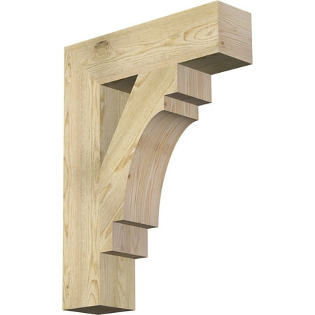 

6 W x 24 D x 32 H Merced Block Rough Sawn Bracket Douglas Fir