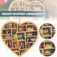 thumbnail image 1 of Book Lover Bookends Christmas Ornaments For Christmas Tree Hanging Little Book Shelf Heart Shape Acrylic X-mas Decoration1China He Qiyong unisex, 1 of 1