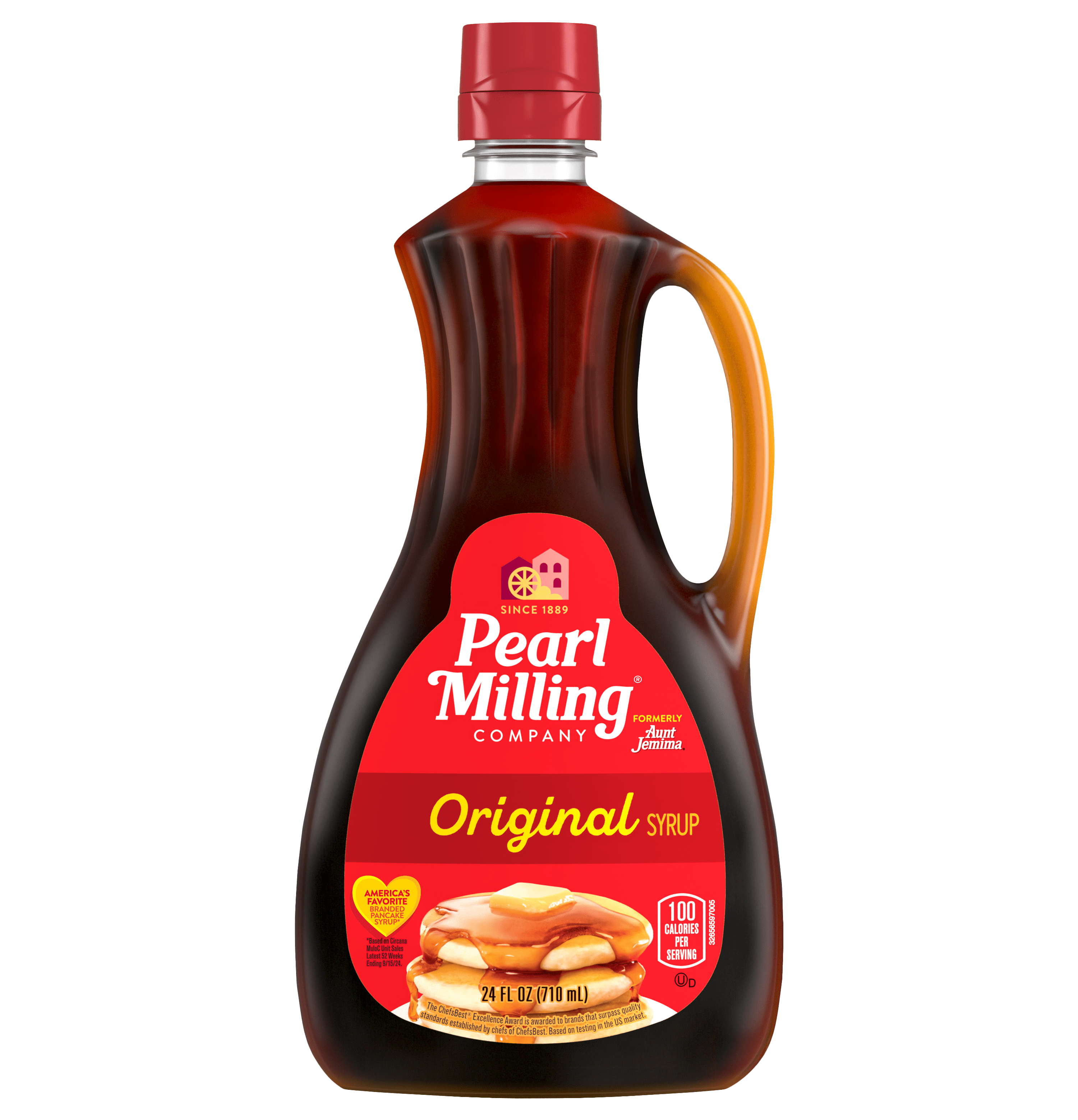 (12 pack) Pearl Milling Company Original Syrup, 24 oz Bottle, 24 Servings (Packaging May Vary)