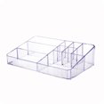 thumbnail image 3 of Large Clear Acrylic Organizer: Multi-Functional Desktop Display Rack for Lipsticks, Lip Gloss & Small Items – Durable, Space-Saving, Easy-to-Clean Vanity Storage Solution with Transparent Design for, 3 of 6