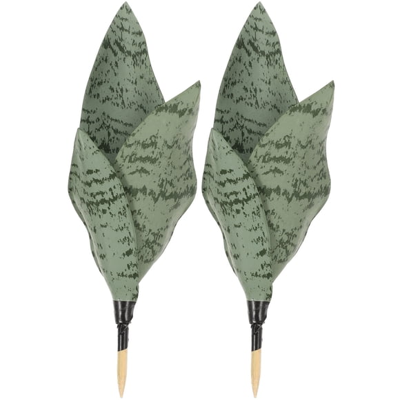 Houderco 2Ud Sansevieria Artificial Para Decorar Y Dormitorio Con Material Duradero
