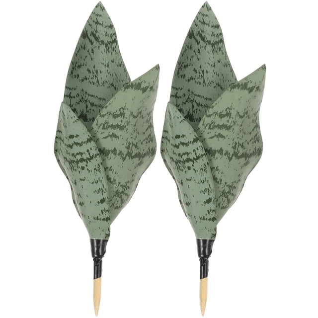 Houderco 2Ud Sansevieria Artificial Para Decorar Y Dormitorio Con Material Duradero
