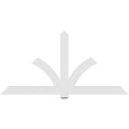 thumbnail image 4 of 96"W x 48"H x 2"D x 6"F, 12/12 Pitch, Redmond Architectural Grade PVC Gable Bracket, 4 of 8