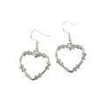 thumbnail image 6 of Barbed Wire Heart Earrings Sterling Silver Or Silver Plated Hooks, Gothic Jewellery Thorn Valentines Day Gift For Girlfriend Wife Halloween, 6 of 7