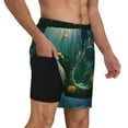 thumbnail image 3 of Haiem Jelly Fish Men'S Quick-Dry Swim Trunks: Comfortable Beach Shorts With Mesh Lining And Pockets - Ideal For Swimming And Sunbathing Medium, 3 of 9