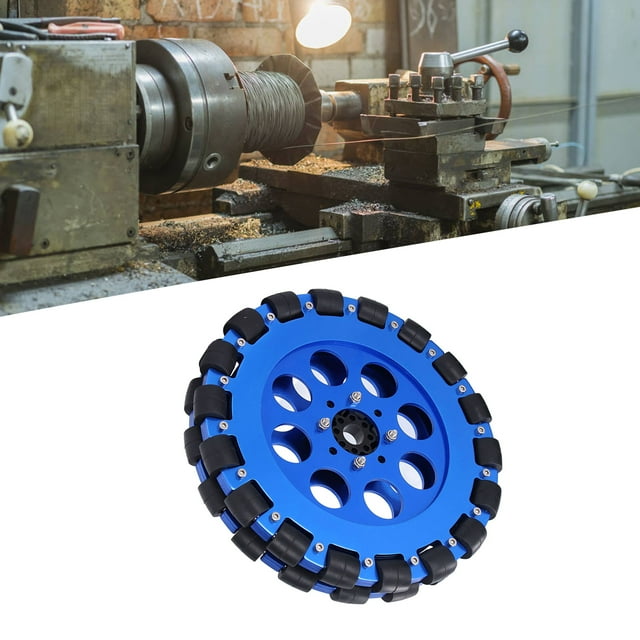 Smart Mecanum Wheel Omni Wheel 8in Omnidirectional Aluminium Alloy Hub Component Part For Robot Toy Smart Robot Car Chassis DIY