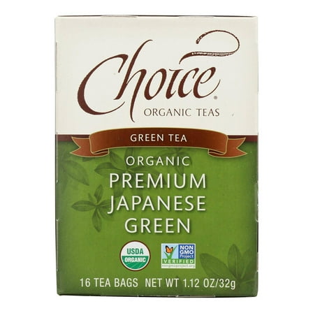 Premium Japanese Green Tea - 16 Tea Bags - Case of 6