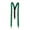 Green, variant on Plaid 3 Clip Stretchable Suspenders 2 pack- Green