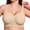 Creamy Beige, variant on Women Jelly Bra Push Up Seamless Wireless T-shirt Bra, Supportive Full Coverage, Size S to 5XL