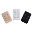 thumbnail image 2 of destyer 3pcs Women Polyester Bra Extender 3 Rows 2 Hooks Bra Buckle Underwear Accessory, 2 of 8
