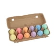 thumbnail image 2 of arctrm Bright Coloured Playground Chalk Easter Sidewalk Chalk for Outdoor Play Pavement 12Pcs Solid Color, 2 of 10