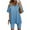 Blue B, variant on LOVZFMLL Two Piece Sets for Women Oversized V Neck Basic T-Shirt and Biker Shorts Matching Short Sets Summer Casual Outfits Loungewear Blue B L