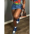thumbnail image 6 of Plus Size Apay Women's High Waisted Denim Skirt  Tight and Sexy Waist And Hips (1XL-4XL), 6 of 6