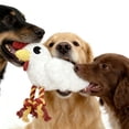 thumbnail image 3 of Dog Toy Chicken Shaped Squeaky Rope Toy Texture Tug Training Play Toy For Medium And Large Dogs(Rooster-20X16X34Cm), 3 of 8