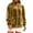 Gold, variant on Women's Velour Sweatshirts for Women Full Zip Up Jacket with Side Pockets Long Sleeve High Neck Outerwear Soft Warm Velour Jacket Fall Winter Warm Coats Athletic Workout Outfits Gold S