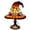 Orange, variant on Yucurem Halloween Witch Hat Lamp with Skull, Handcrafted Stained Glass Gothic Witch Hats Night Lights for Home Office Bedroom Night Stands Decor (Orange)