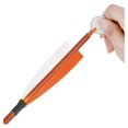 31Inch Carbon Arrow Practice Target Arrows with 4" Natural Spine 500