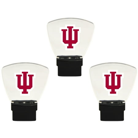

Authentic Street Signs Indiana Hoosiers LED Nightlight 3-Pack
