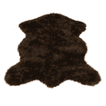 thumbnail image 2 of Faux Fur Area Rug Luxuriously Soft and Eco Friendly Bear Pelt 5' X 7' Brown Made in France, 2 of 3